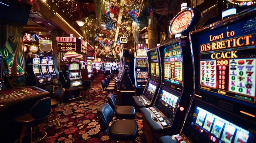 casino ဂိမ်းလော်ဘီ – table games နှင့် slots ဂိမ်းများ နောက်ခံ